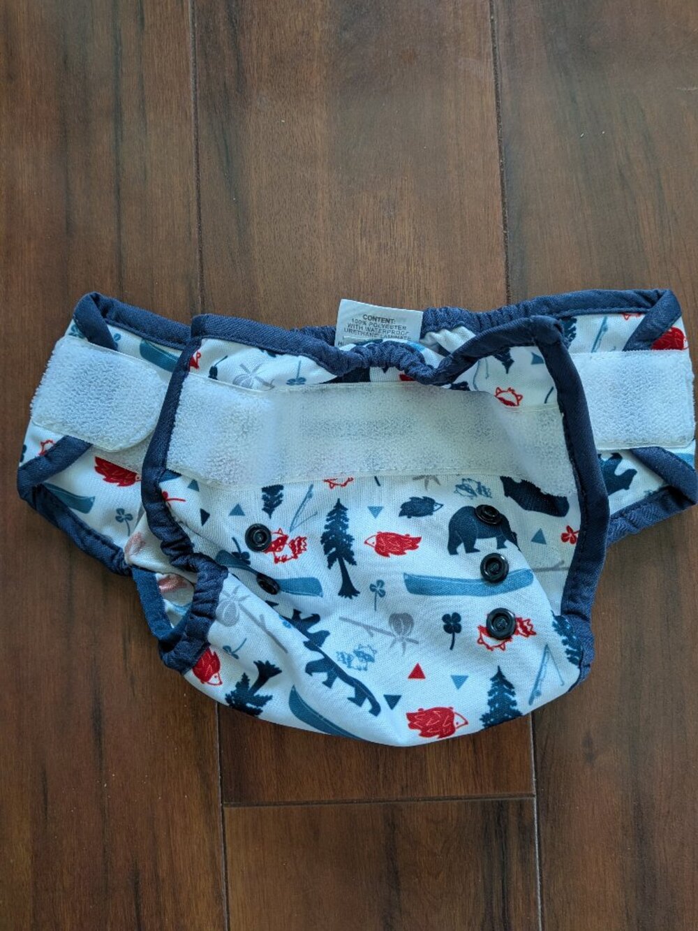 Thirsties Diaper Cover Hook and Loop - sz 1
